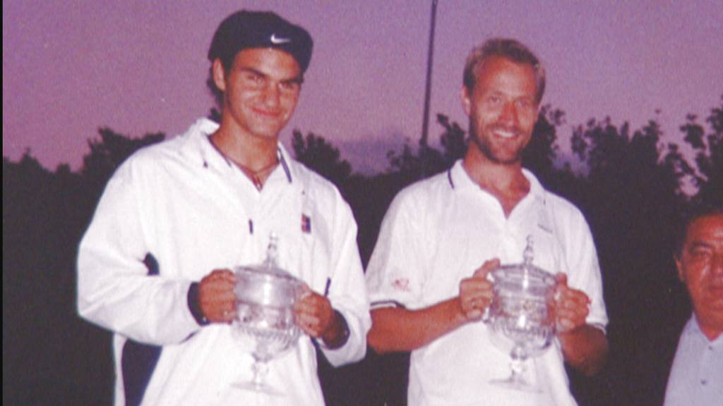 Federer won eerste titel met Nederlandse tennisnomade: ‘Hij was nog een kind’