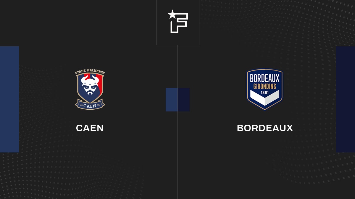 Live Caen – Bordeaux  la 18e journée de Ligue 2 BKT 2022/2023 10/01