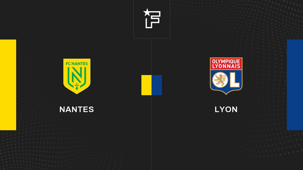 Live Nantes – Lyon  la 18e journée de Ligue 1 Uber Eats 2022/2023 11/01