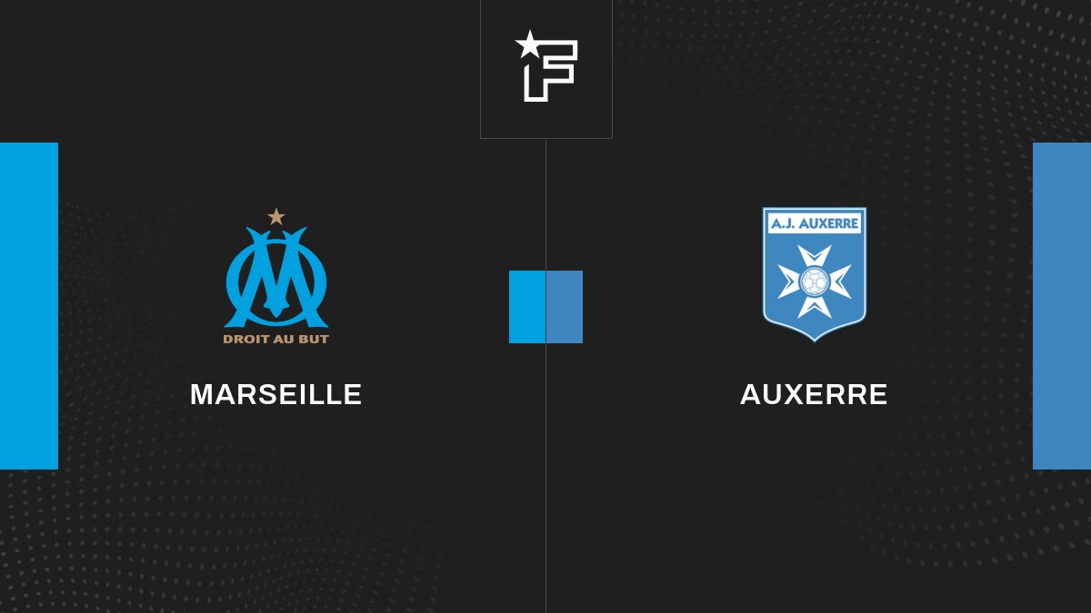 Live Marseille – Auxerre  la 33e journée de Ligue 1 Uber Eats 2022/2023 30/04