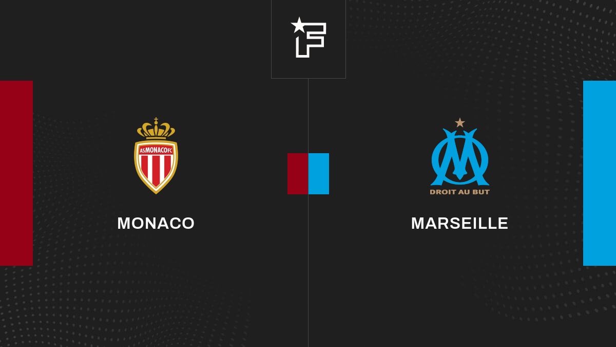 Live Monaco – Marseille  la 7e journée de Ligue 1 Uber Eats 2023/2024 30/09