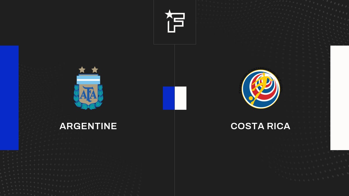 Live Argentine – Costa Rica (0-0) Friendlies 1 de Matchs Amicaux 2024 27/03