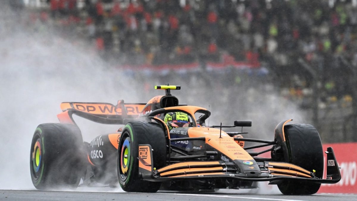 ‘All-Or-Nothing’ Lando Norris Takes Sprint Pole In Rain Chaos At Chinese GP