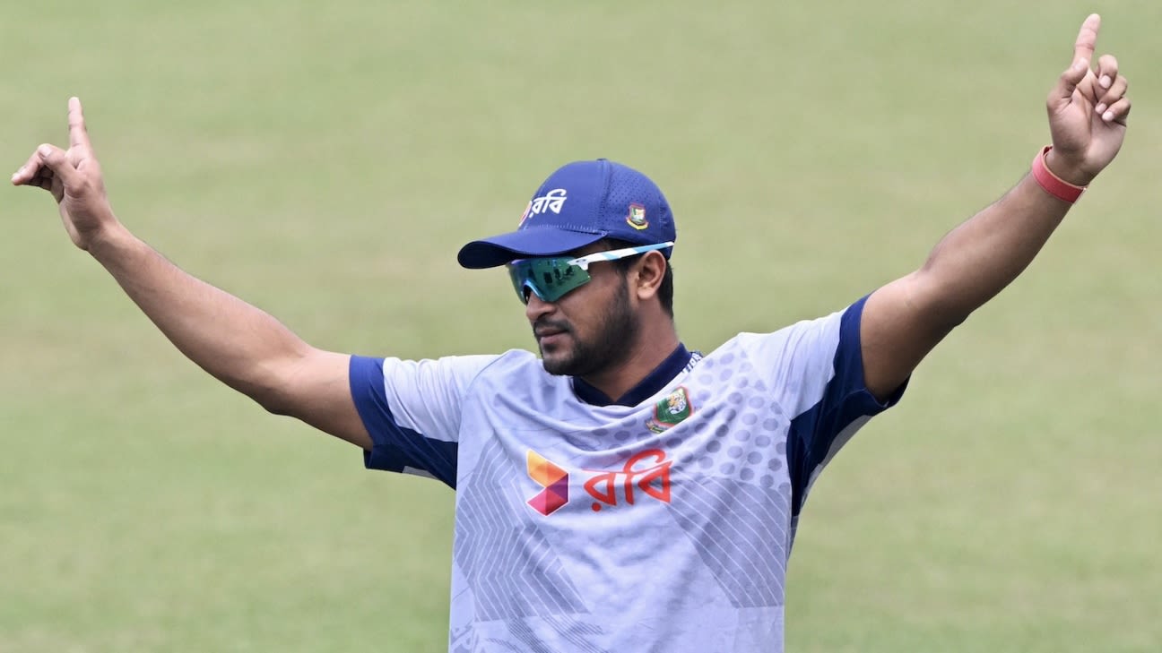 Shakib Al Hasan in line to play some of Bangladesh’s T20Is against Zimbabwe