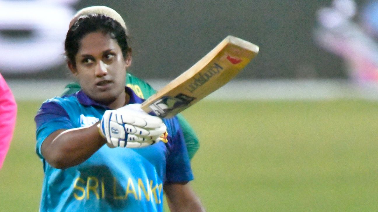 ICC rankings – Chamari Athapaththu is the new top-ranked batter in women’s ODI rankings
