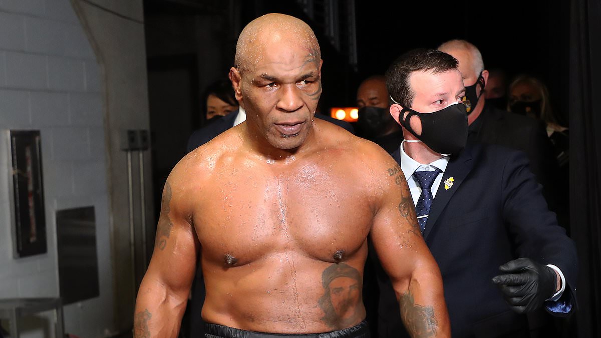 Mike Tyson, 57, puts himself on three-month sex and cannabis ban for his Netflix boxing match against Jake Paul – in the hope it will leave him ‘irritable and nasty’ when fighting 27-year-old