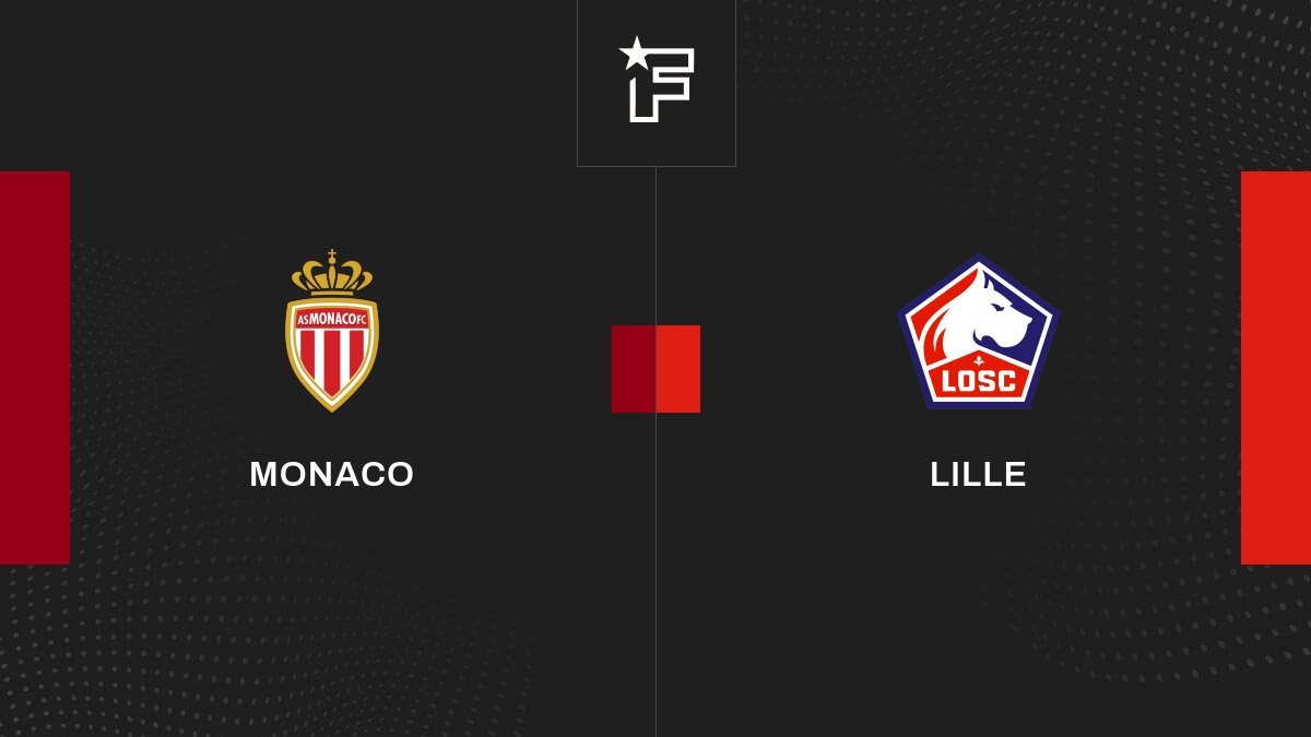 Live Monaco – Lille  la 29e journée de Ligue 1 Uber Eats 2023/2024 24/04