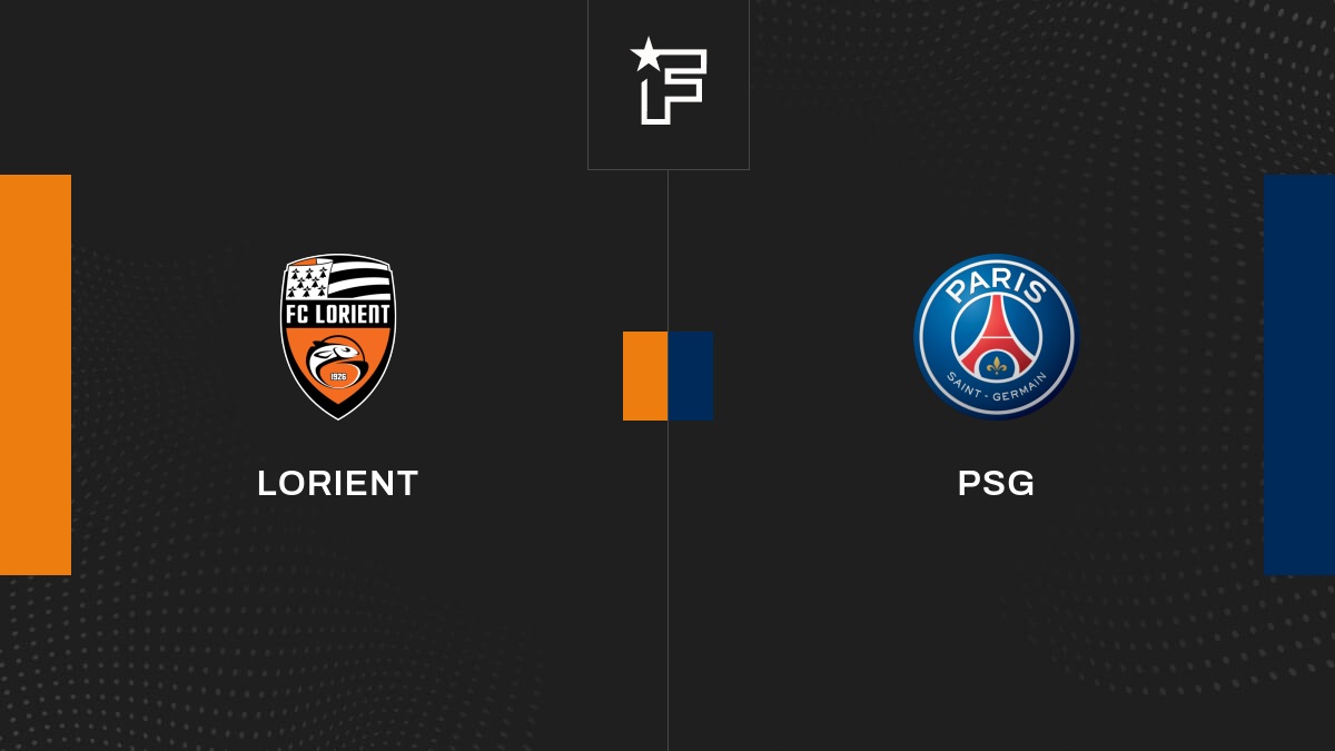 Live Lorient – PSG  la 29e journée de Ligue 1 Uber Eats 2023/2024 24/04